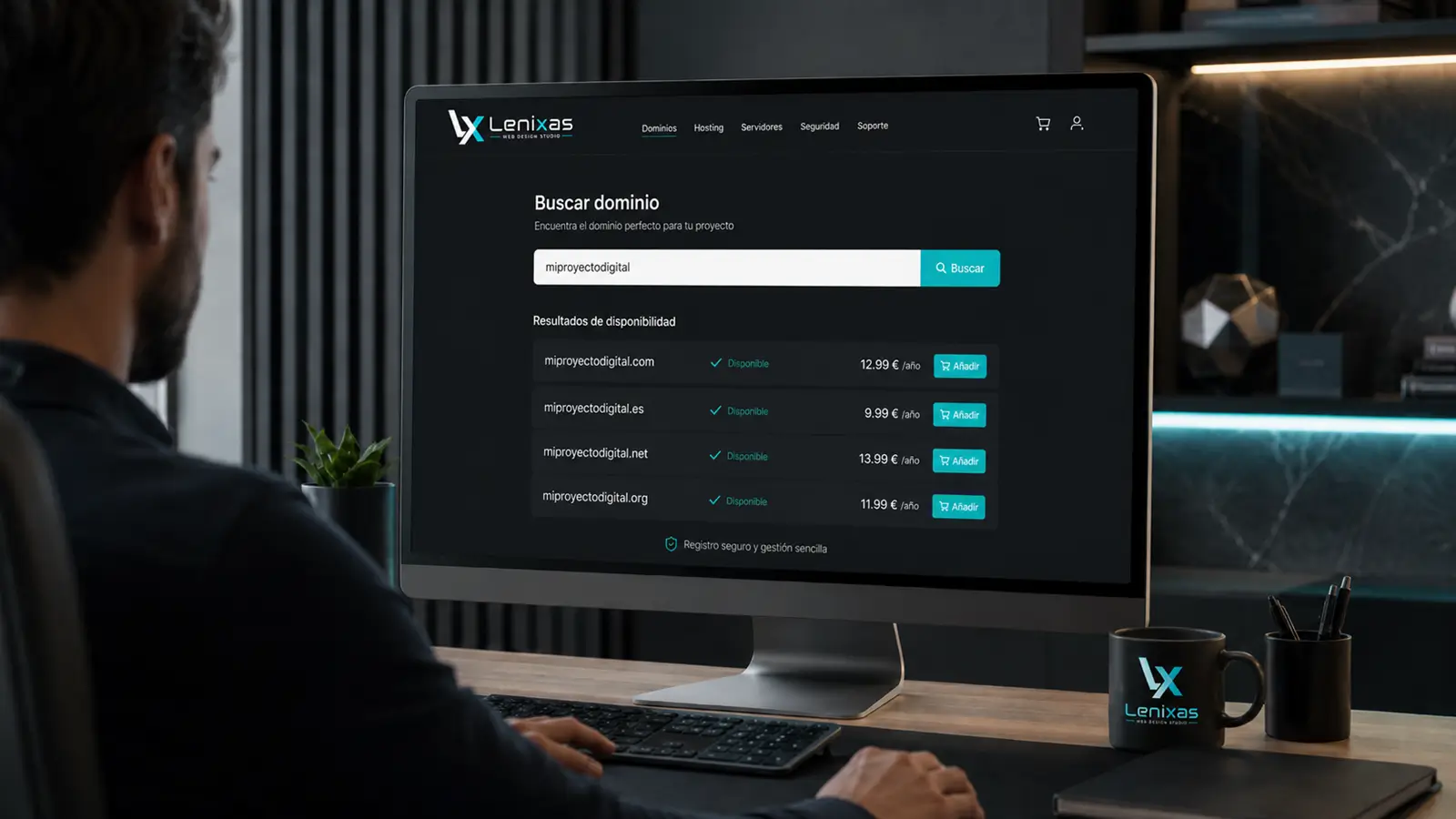 Lenixas - Registro de dominio web