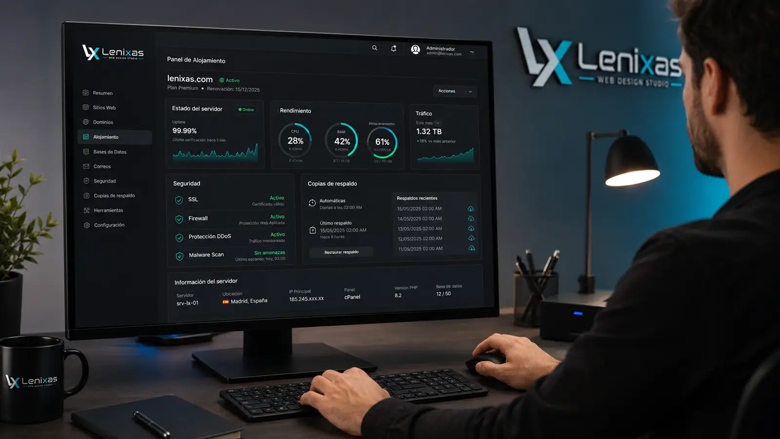 Lenixas - Hosting web